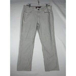 Vineyard Vines Pants Mens 32x30 Blue White Seersucker Hickory Striped Cotton